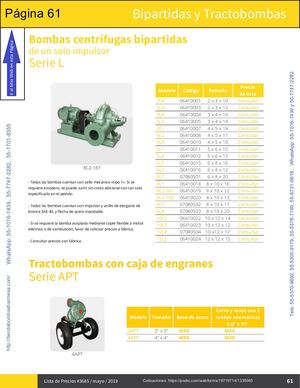 19-061 Página - CATÁLOGO, LISTA DE PRECIOS, BARMESA - BARNES DE MÉXICO 2019 tiendabombasbarmesa.com