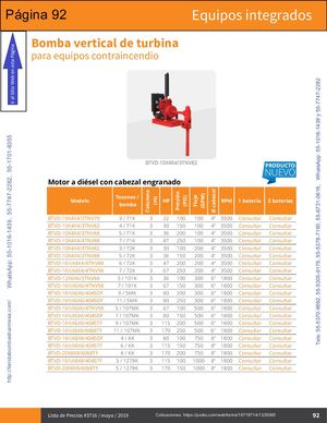 19-092 Página - CATÁLOGO, LISTA DE PRECIOS, BARMESA - BARNES DE MÉXICO 2020 tiendabombasbarmesa.com