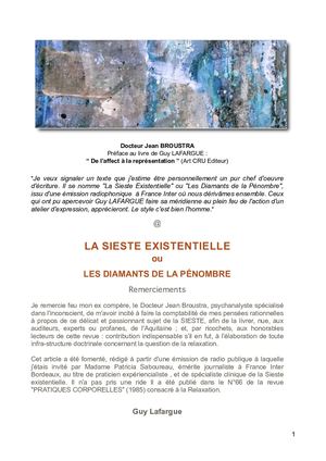 Sieste Existencielle