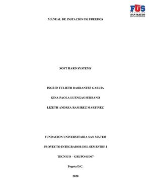 Manual De Instacion De Freedos