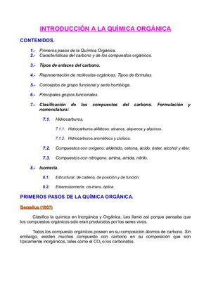 Introducción Química Orgánica