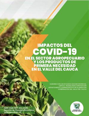 Impactos del Covid-19 en el Sector Agropecuario y en la Canasta de Bienes de Primera Necesidad