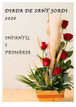 Diada De Sant Jordi 2020 Inf-Prim