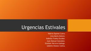 Urgencias Estivales