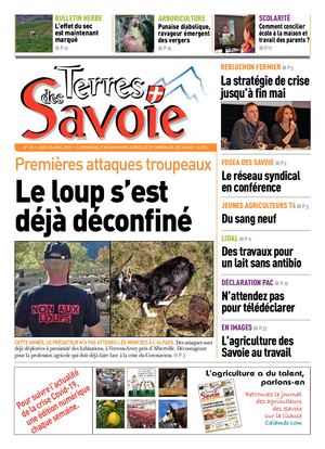 Terres des Savoie n°474 du jeudi 23 avril 2020