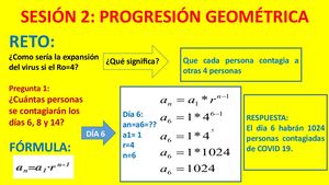 Progresion Geometrica