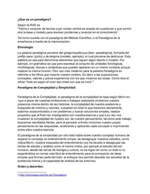 Tarea Pensamiento Complejo