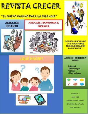 Revista Adiccion A La Tecnologia En La Infancia