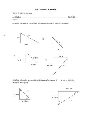 Razones Trigonometricas