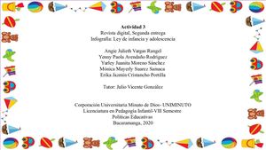 Revista digital: Infografia, Ley de infancia y adolescencia