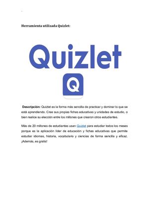 Herramienta Quizlet