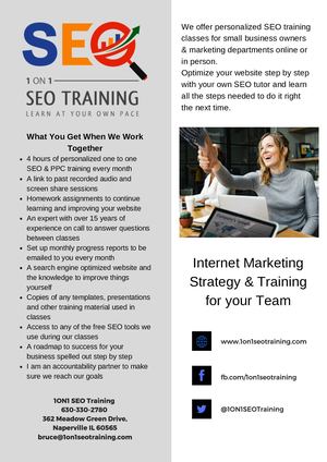 1on1 Seo Training Handout