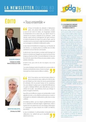 Newsletter Cdg 83 Covid 19