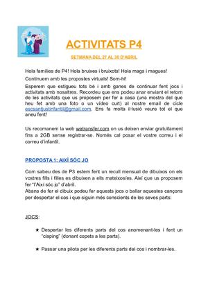ACTIVITATS P4