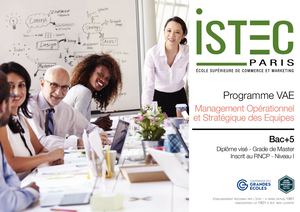 VAE Bac+5 - Management opérationnel et Stratégique des équipes
