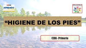 Lavados De Pies Cebe