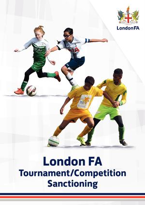 London FA Tournament Competition Sanctioning