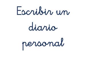 Escribir Un Diario Personal