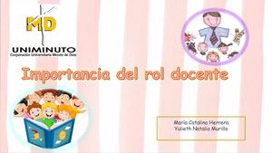 Importancia Del Rol Docente