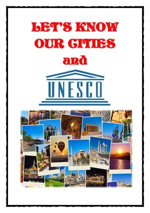 Let's know our cities / Fun and Games in English eTwinning Project