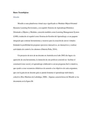 Bases Tecnológicas - Moodle