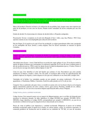 Guia Precio De Licores Pdf
