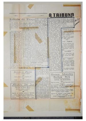 Jornal A Tribuna - 1953(?)