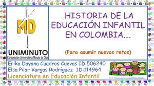 Educacion Infantil En Colombia