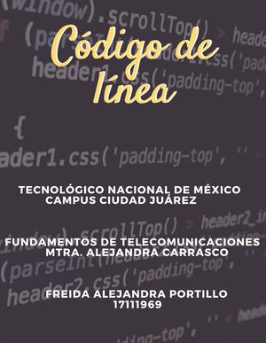Código De Línea