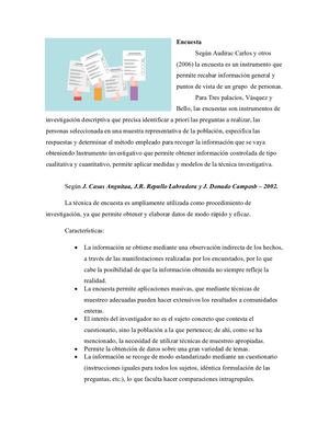 Encuesta