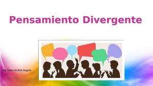Pensamiento Divergente En El Aula