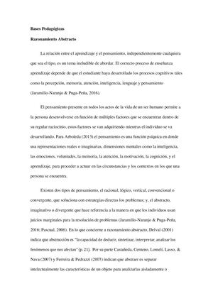 Razonamiento Abstracto