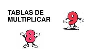 Tablas 8 Y 9