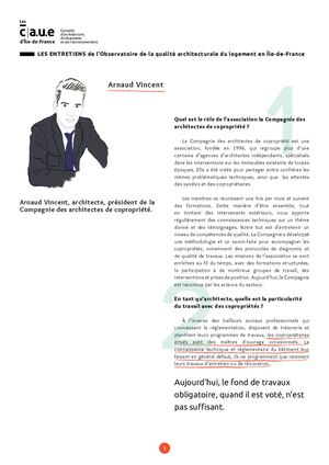 Entretien avec Arnaud Vincent