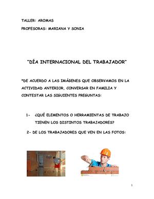 Día Del Trabajador Aromas
