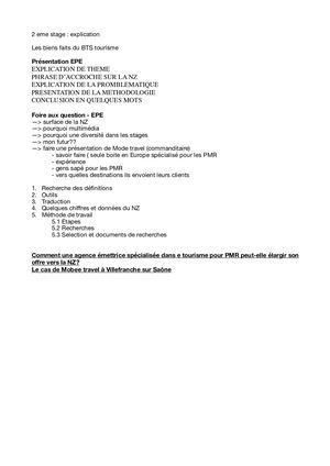 Dossier Pour Epe Pdf