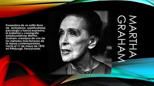 Martha Graham Vida Y Obra