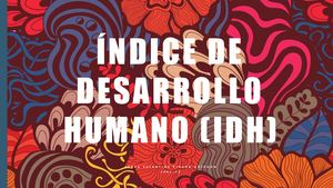 Índice de Desarrollo Humano Colombia