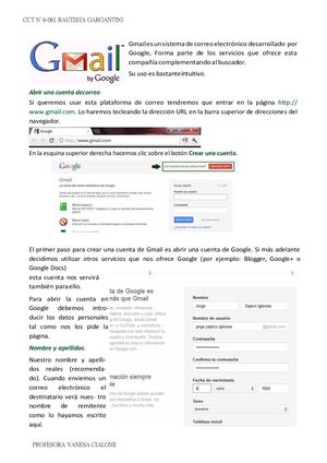 Crear Correo Gmail