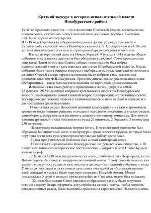 Краткий экскурс в историю исполнительной власти НМР