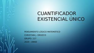 Cuantificador Existencial úNico