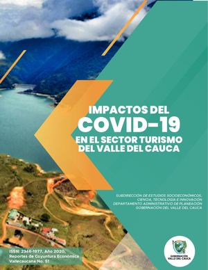 Impactos del COVID-19 en el Sector Turismo del Valle del Cauca