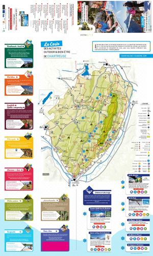 Carte touristique : les activités outdoor & bien-être