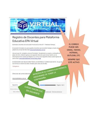 Como Llenar Formulario De Registro Epa Virtual