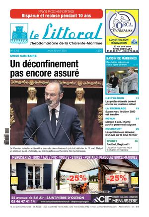 Edition du Littoral de la Charente-Maritime du 30 avril 2020