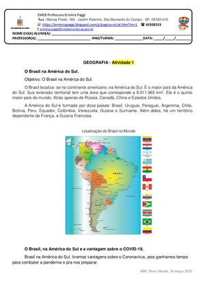 5ºs Anos-Geografia 1