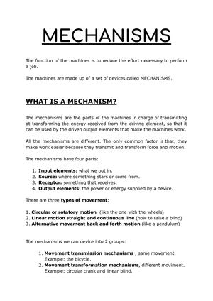 Mechanisms Juan