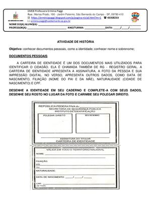 1ºs Anos-Historia