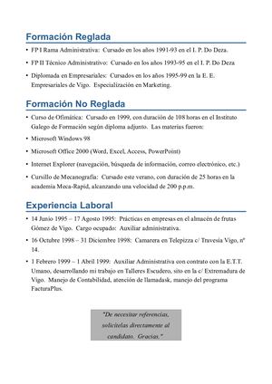 Curriculum Estilos Odt