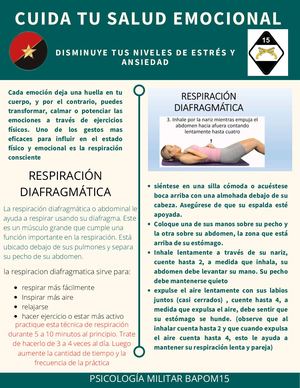 Boletin Respiración Diafragmática